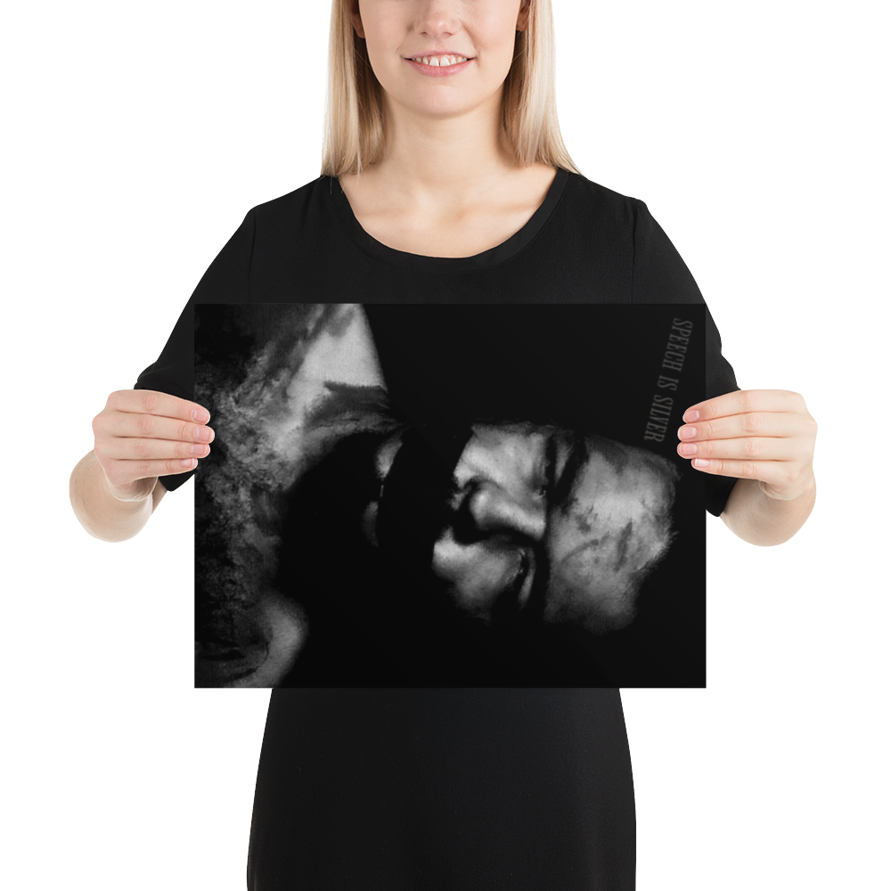 Speech is silver - Poster